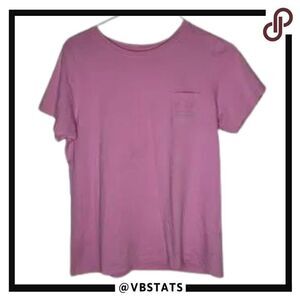 Vineyard Vines Women’s Small‎ Pink Graphic Art Design SS T-Shirt